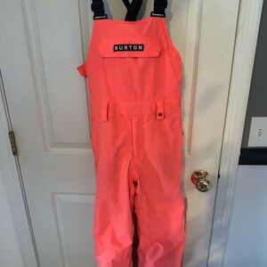 Burton Kids Skylar Bright Orange Bibs